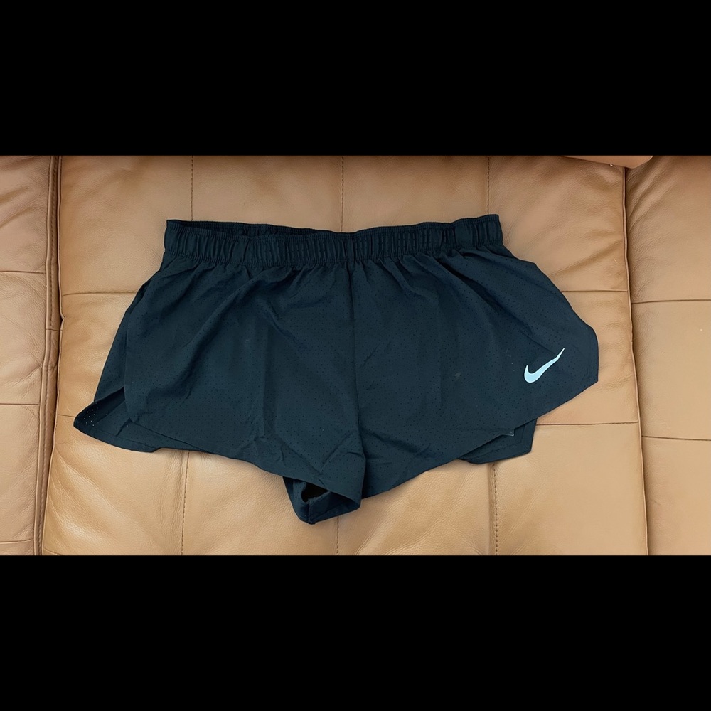 Men's 2" Running Shorts. Size L. Black color.
